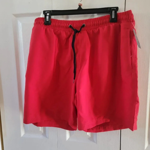 Club Room Men's Quick-Dry Performance Solid 7" Swim Trunks, Created for Macy's - Picture 6 of 12